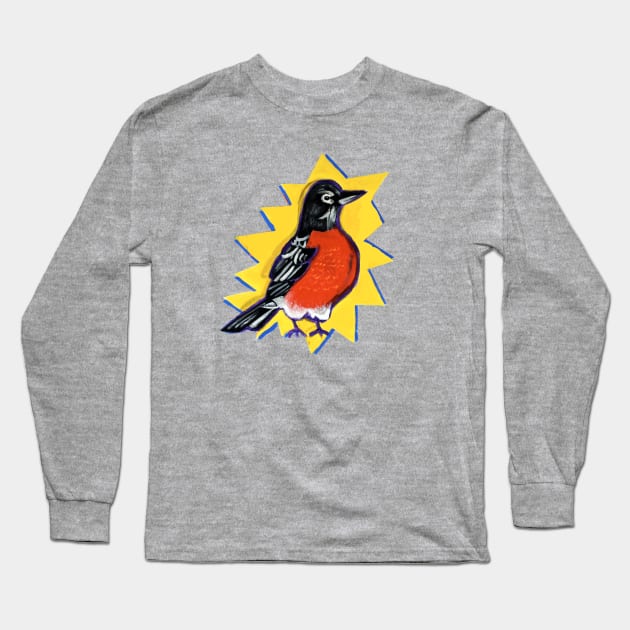 Robin Long Sleeve T-Shirt by SPINADELIC